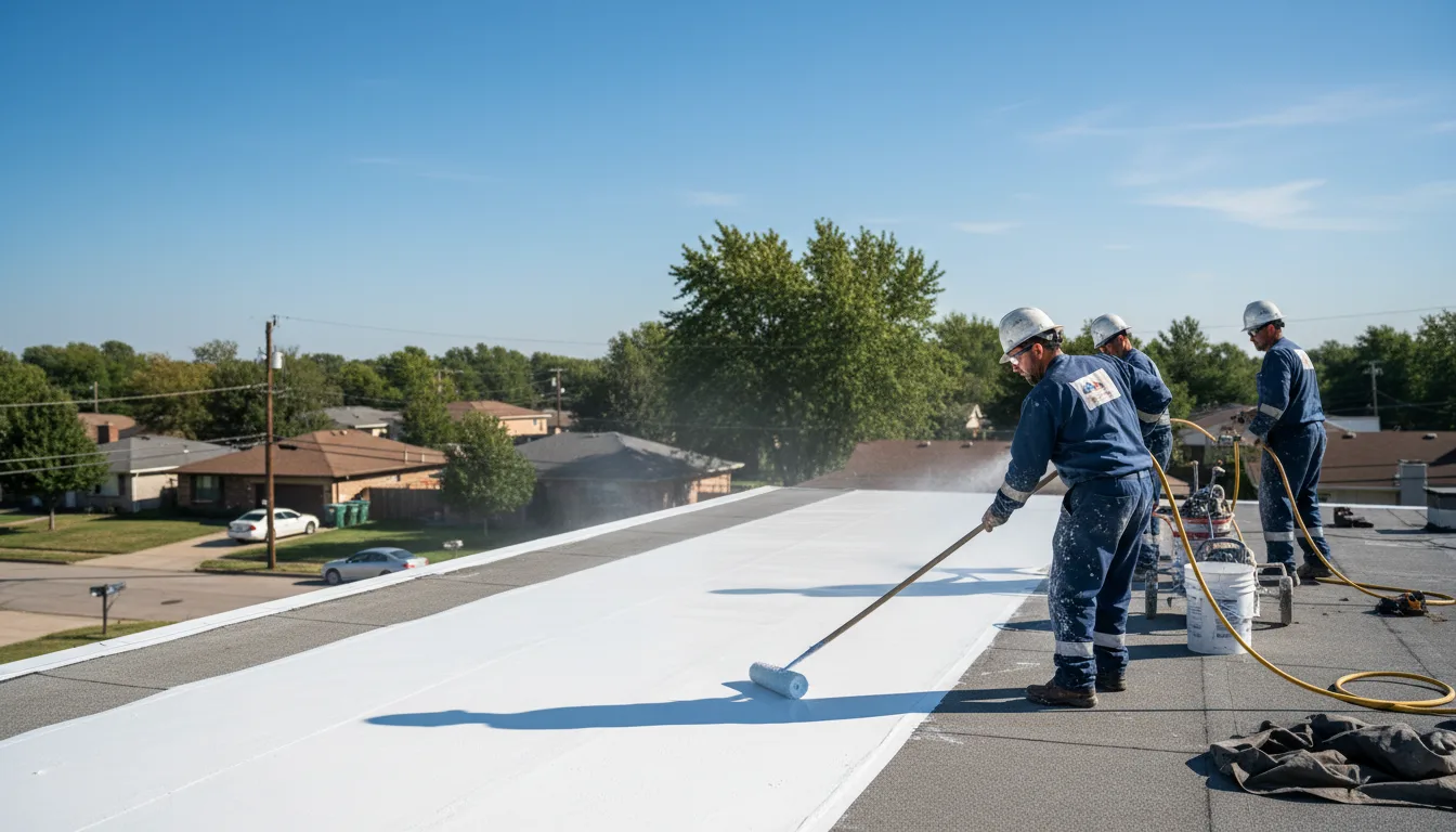 Commercial roof coating in Silver Lake, KS near me